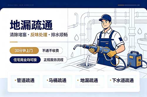 贵阳地漏疏通