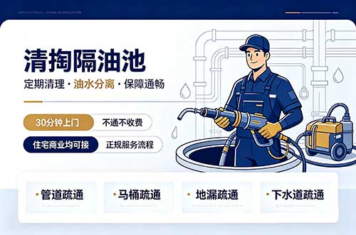 贵阳清掏隔油池